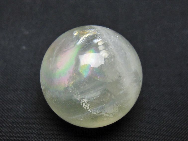 シトリン水晶 丸玉 25mm [t318-6393] 1枚目