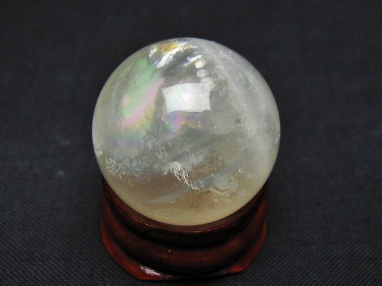 シトリン水晶 丸玉 25mm [t318-6393] 3枚目