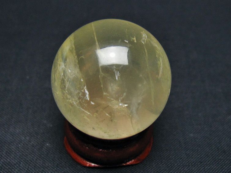 シトリン水晶 丸玉 29mm [t318-6417] 3枚目