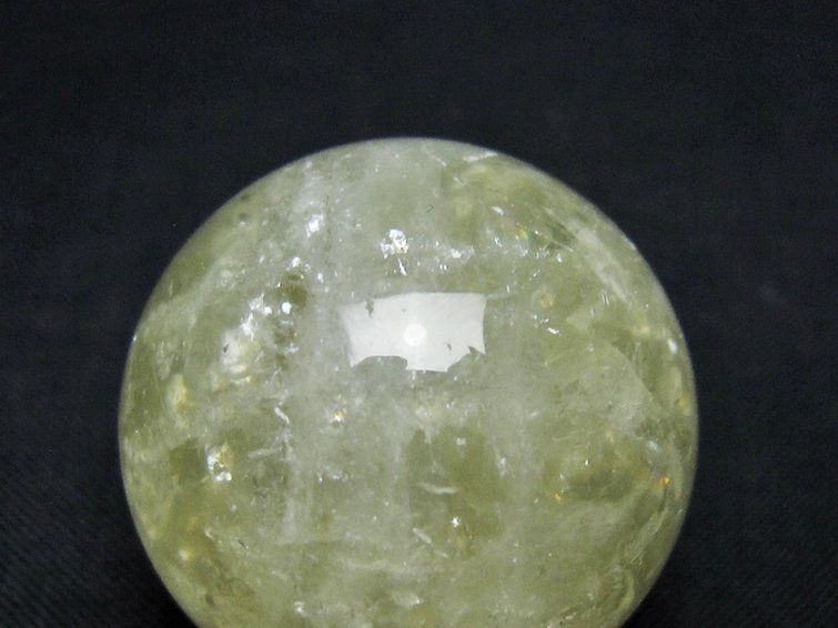 シトリン水晶 丸玉 31mm [t318-6433] 2枚目