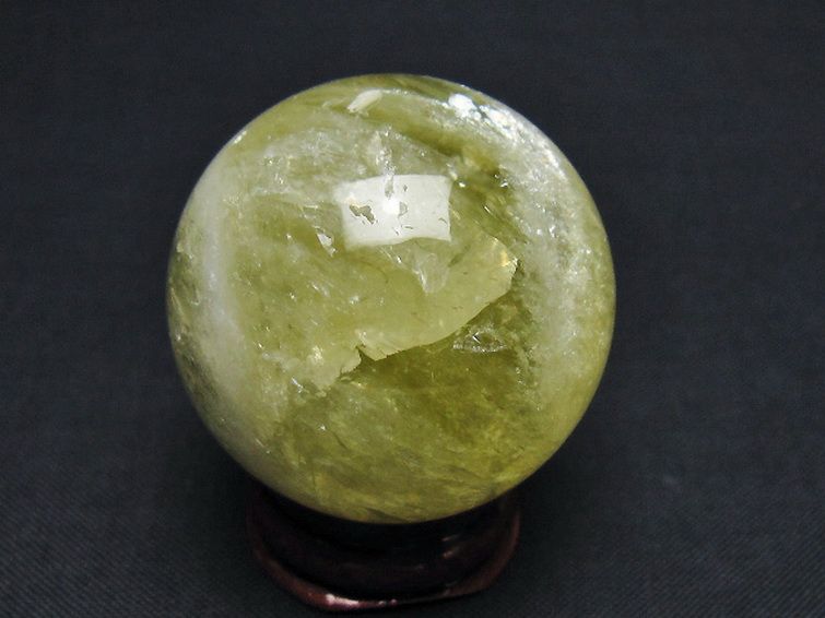シトリン水晶 丸玉 36mm [t318-6441] 3枚目