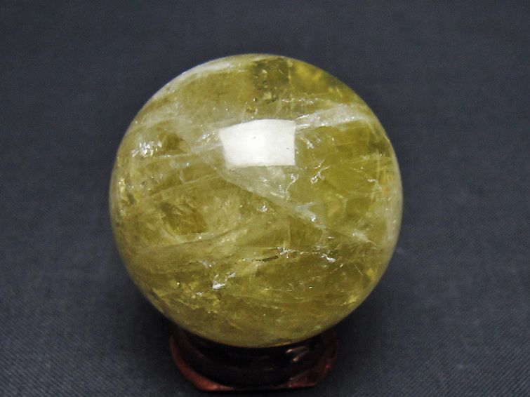 シトリン水晶 丸玉 38mm [t318-6446] 3枚目