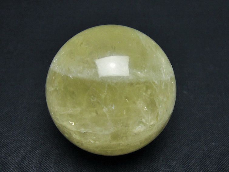 シトリン水晶 丸玉 39mm [t318-6450] 1枚目