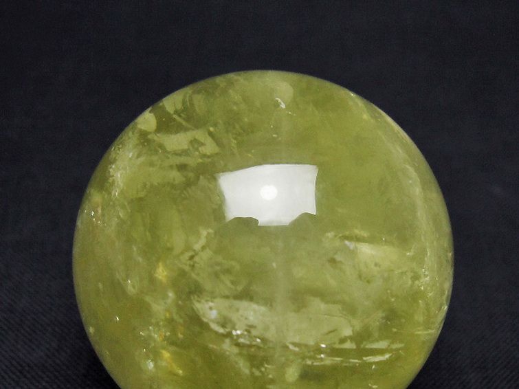 シトリン水晶 丸玉 38mm [t318-6453] 2枚目