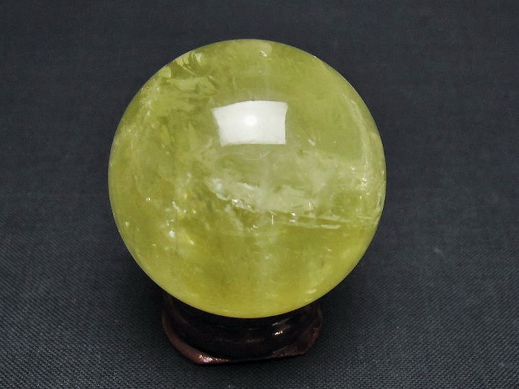 シトリン水晶 丸玉 38mm [t318-6453] 3枚目