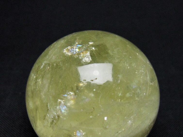 シトリン水晶 丸玉 37mm [t318-6456] 2枚目