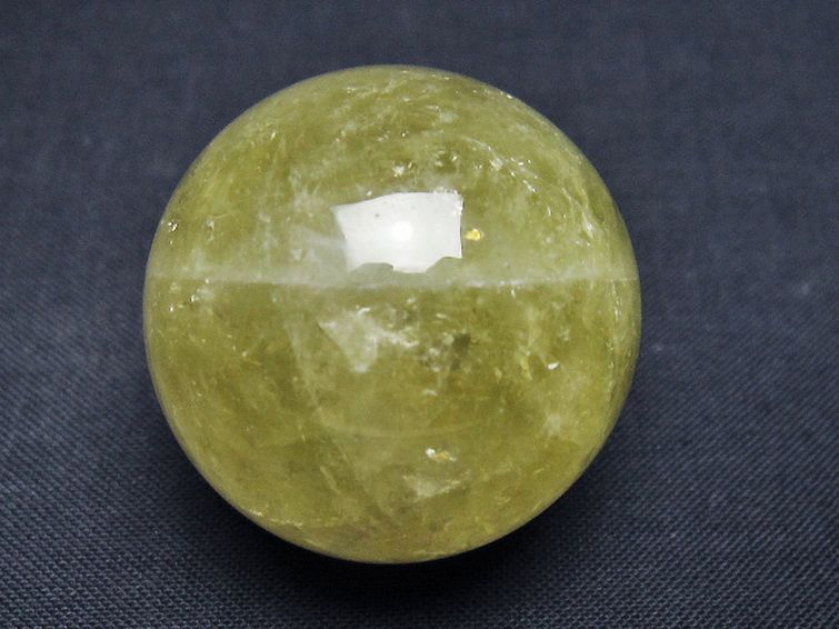 シトリン水晶 丸玉 34mm [t318-6463] 1枚目