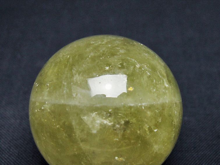 シトリン水晶 丸玉 34mm [t318-6463] 2枚目