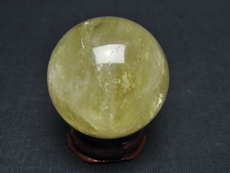 シトリン水晶 丸玉 34mm [t318-6465] 3枚目