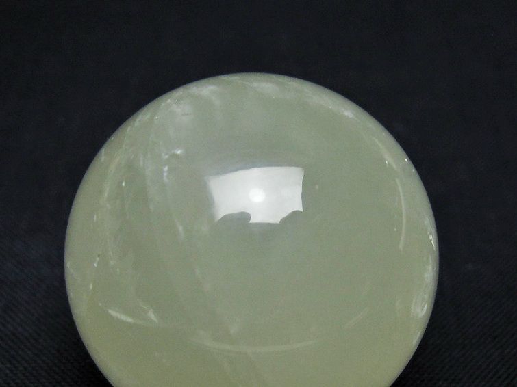 シトリン水晶 丸玉 33mm [t318-6468] 2枚目