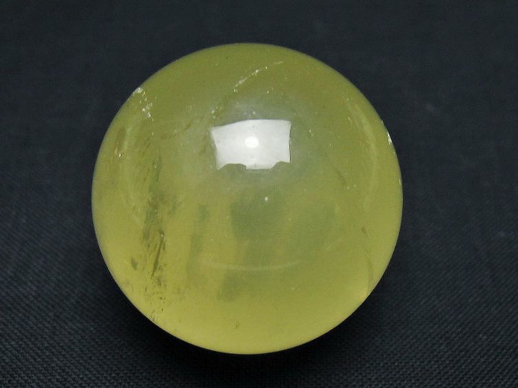 シトリン水晶 丸玉 32mm [t318-6475] 1枚目