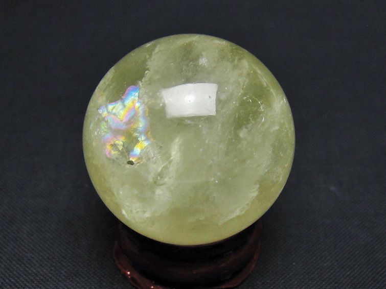 シトリン水晶 丸玉 31mm [t318-6483] 3枚目