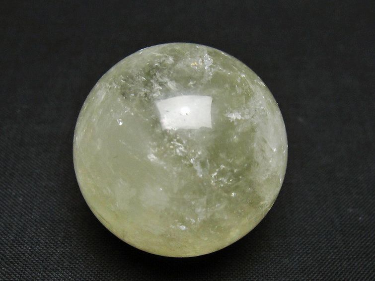 シトリン水晶 丸玉 34mm [t318-6500] 1枚目