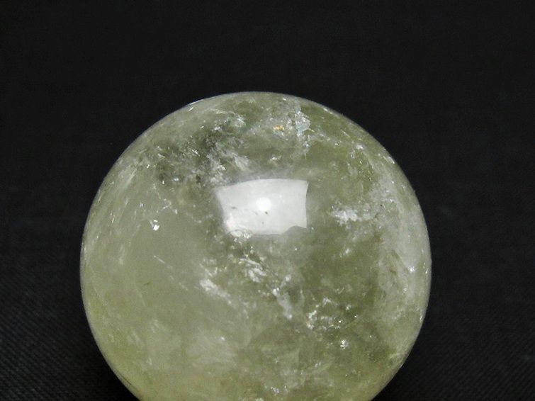 シトリン水晶 丸玉 34mm [t318-6500] 2枚目