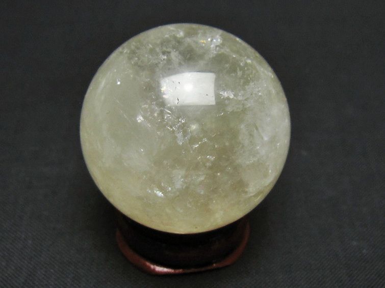 シトリン水晶 丸玉 34mm [t318-6500] 3枚目