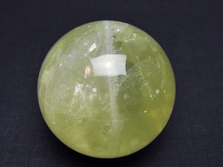 シトリン水晶 丸玉 39mm [t318-6509] 1枚目