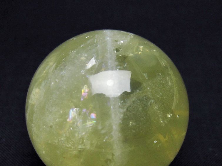 シトリン水晶 丸玉 39mm [t318-6509] 2枚目