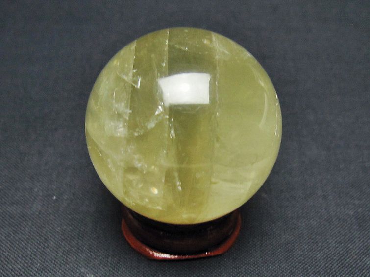 シトリン水晶 丸玉 36mm [t318-6514] 3枚目