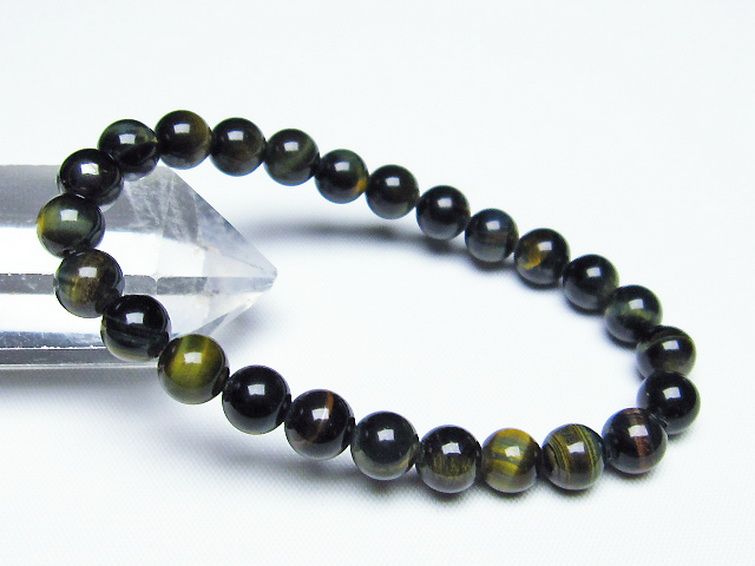 ミックスタイガーアイ ブレスレット 7mm [T32-6817] 1枚目