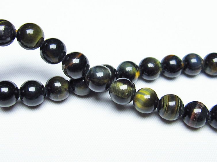 ミックスタイガーアイ ブレスレット 7mm [T32-6817] 2枚目