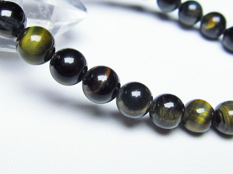 ミックスタイガーアイ ブレスレット 7mm [T32-6817] 3枚目