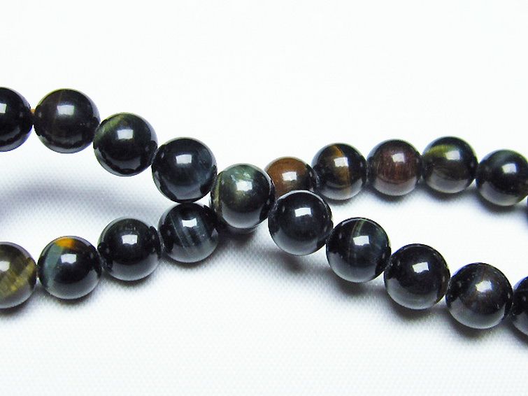 ミックスタイガーアイ ブレスレット 7mm [T32-6818] 2枚目