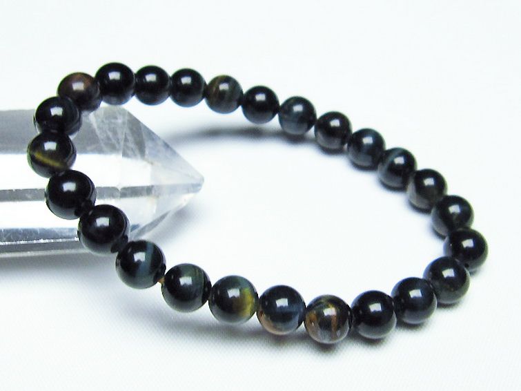 ミックスタイガーアイ ブレスレット 7mm [t32-6826] 1枚目
