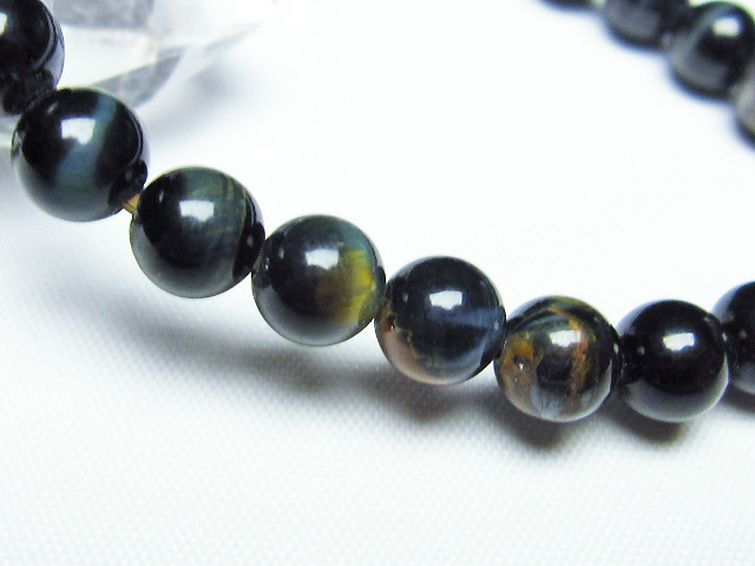 ミックスタイガーアイ ブレスレット 7mm [t32-6826] 3枚目