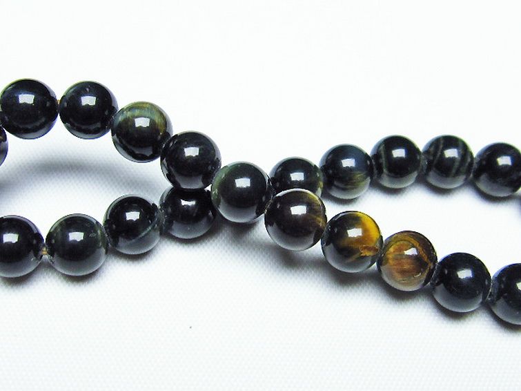 ミックスタイガーアイ ブレスレット 7mm [t32-6833] 2枚目