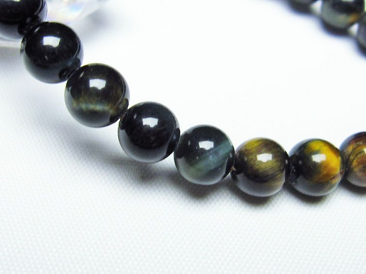 ミックスタイガーアイ ブレスレット 7mm [t32-6833] 3枚目
