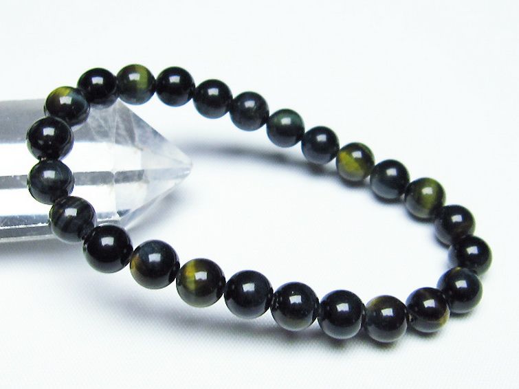 ミックスタイガーアイ ブレスレット 7mm [t32-6835] 1枚目