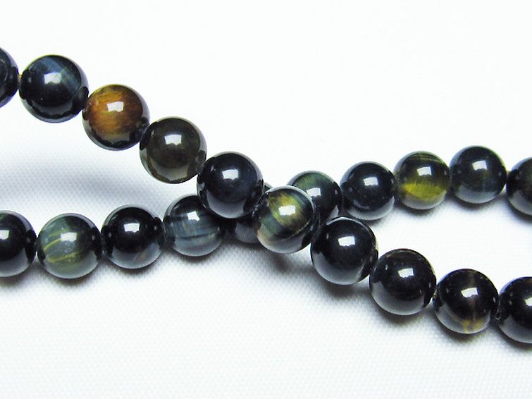 ミックスタイガーアイ ブレスレット 7mm [t32-6835] 2枚目