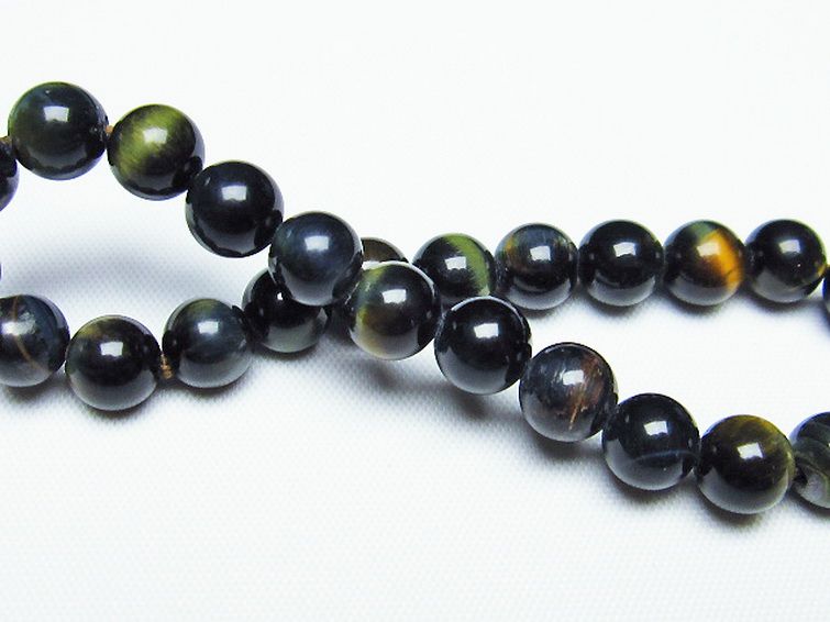 ミックスタイガーアイ ブレスレット 7mm [t32-6850] 2枚目