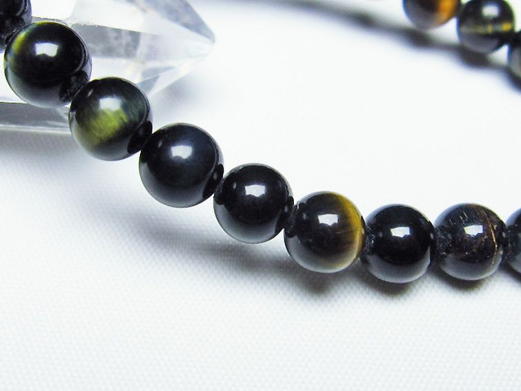 ミックスタイガーアイ ブレスレット 7mm [t32-6850] 3枚目