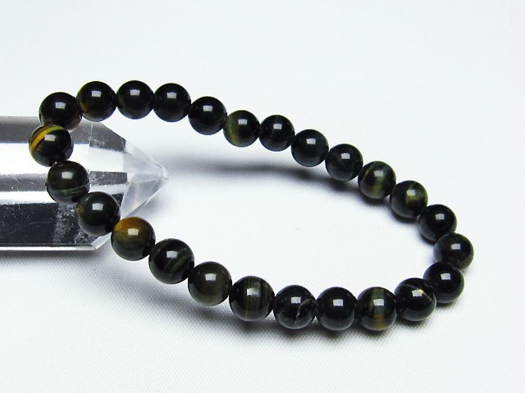 ミックスタイガーアイ ブレスレット 7mm [T32-7071] 1枚目