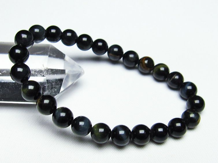 ミックスタイガーアイ ブレスレット 7mm [T32-7076] 1枚目