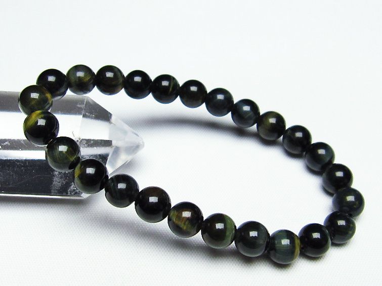 ミックスタイガーアイ ブレスレット 7mm [T32-7084] 1枚目