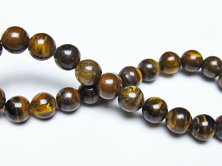 ミックスタイガーアイ ブレスレット 8mm [t32-7243] 2枚目