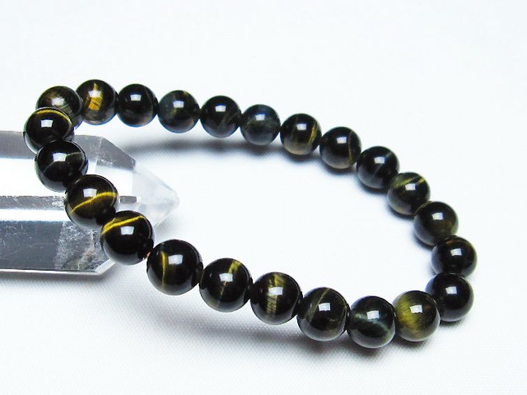 ミックスタイガーアイ ブレスレット 8mm [T32-7277] 1枚目