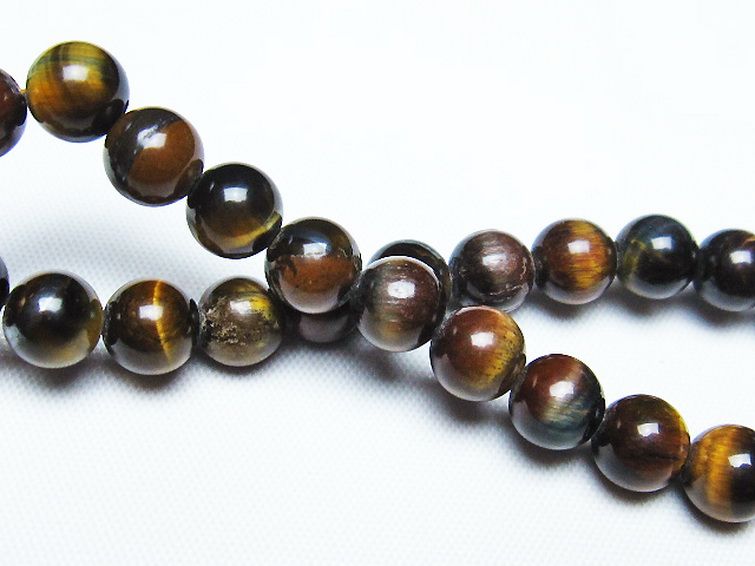 ミックスタイガーアイ ブレスレット 7mm [T32-7281] 2枚目