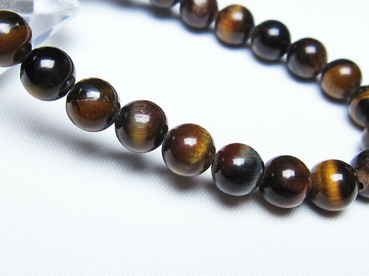 ミックスタイガーアイ ブレスレット 7mm [T32-7281] 3枚目