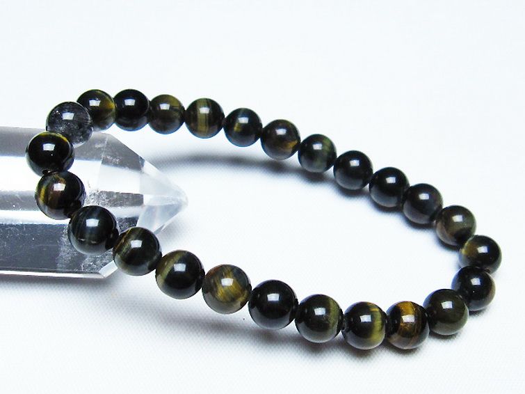 ミックスタイガーアイ ブレスレット 7mm [T32-7282] 1枚目
