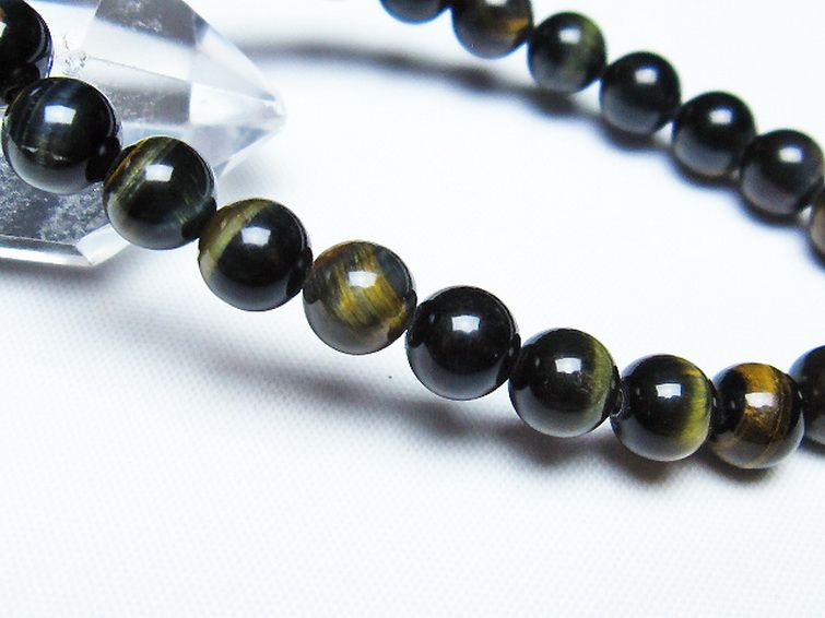 ミックスタイガーアイ ブレスレット 7mm [T32-7282] 3枚目