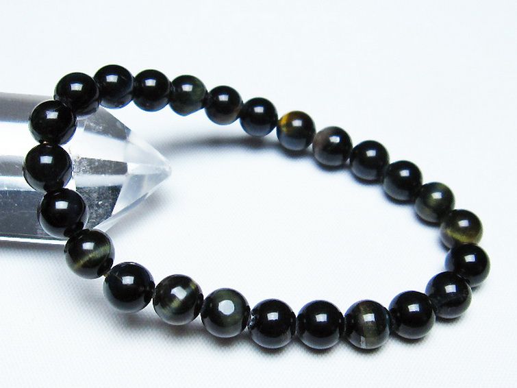 ミックスタイガーアイ ブレスレット 7mm [T32-7287] 1枚目