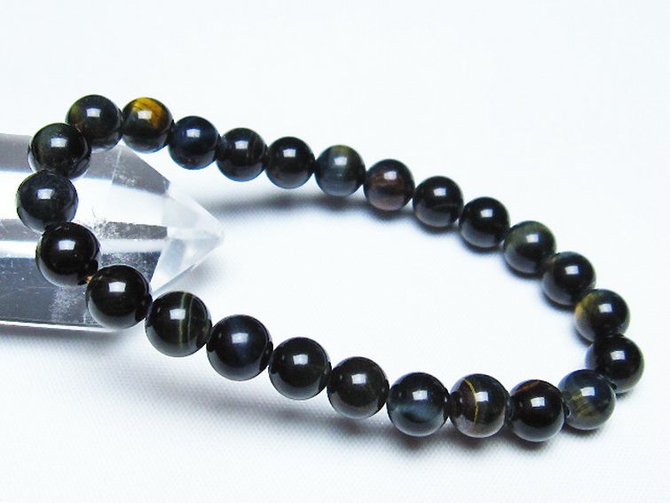 ミックスタイガーアイ ブレスレット 7mm [T32-7295] 1枚目