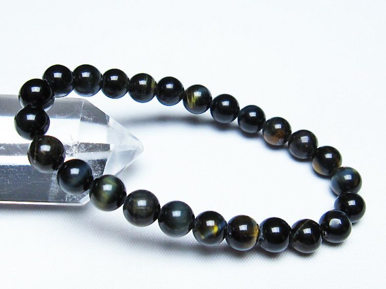 ミックスタイガーアイ ブレスレット 7mm [T32-7296] 1枚目