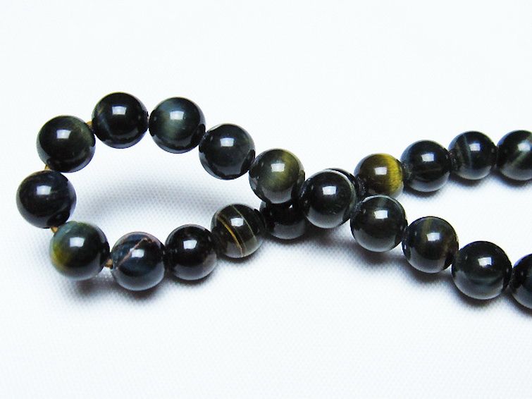 ミックスタイガーアイ ブレスレット 7mm [t32-7301] 2枚目