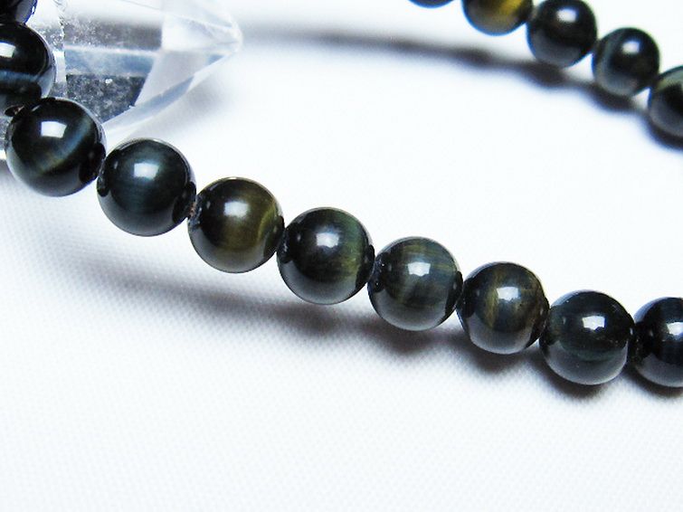 ミックスタイガーアイ ブレスレット 7mm [t32-7301] 3枚目