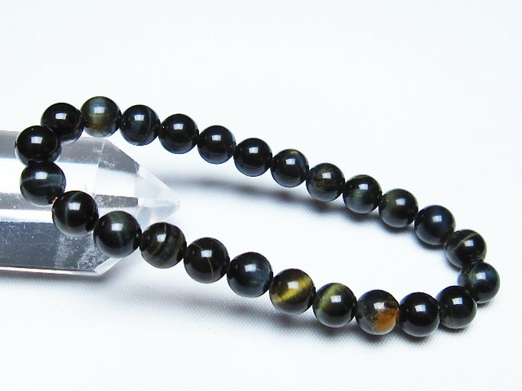 ミックスタイガーアイ ブレスレット 7mm [T32-7306] 1枚目