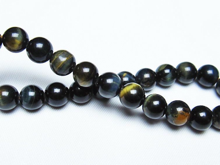 ミックスタイガーアイ ブレスレット 7mm [T32-7306] 2枚目